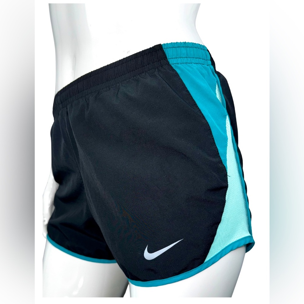 Nike Dri-FIT Tempo Running Shorts | Black & Teal | Size S
